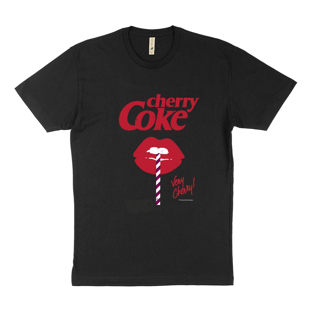 COCACOLA VINTAGE VERY CHERRY COKE LIPS GRAPHIC Sustainable T-Shirt
