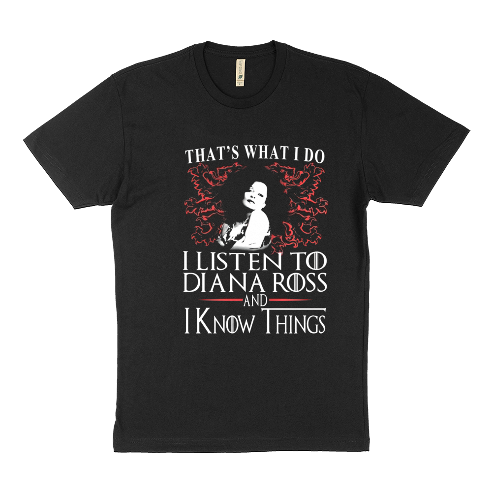 Diana Ross I KNOW THINGS Sustainable T-Shirt