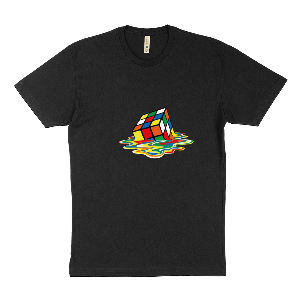 Melting Rubik Tshirt TShirt Sustainable T-Shirt