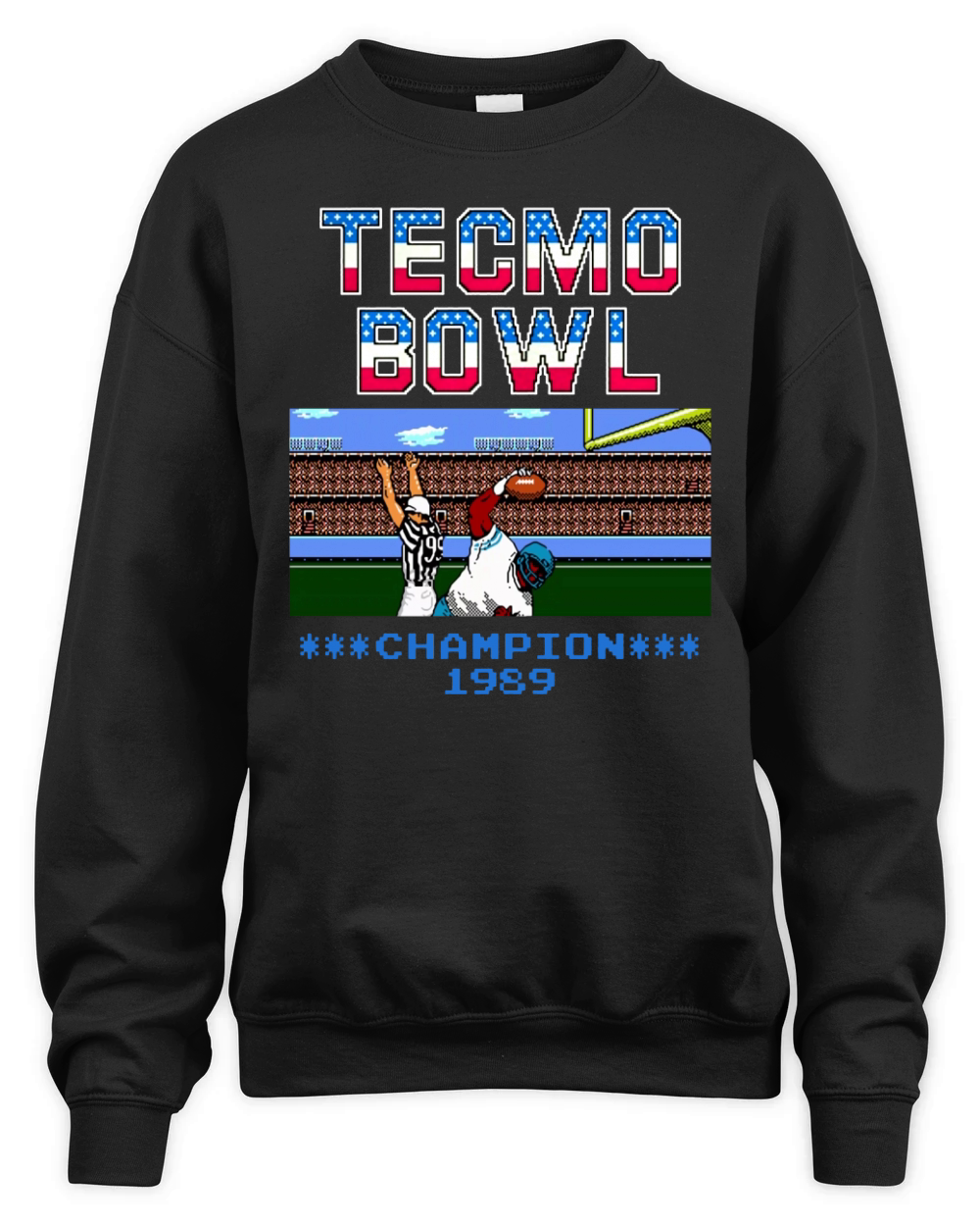 Tecmo Bowl Champion Tee - Front Design