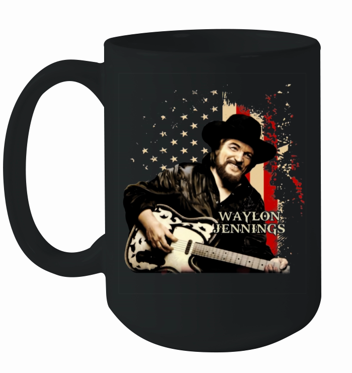 Waylon Jennings america Ceramic Mug