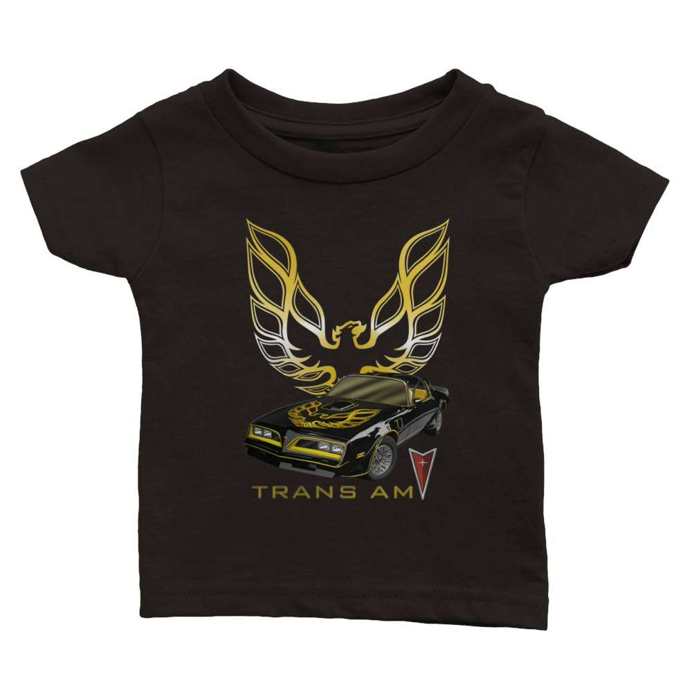 Trans Am Fire Bird Car Classic Baby Crewneck T-shirt