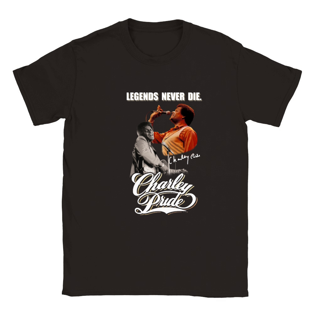 Legends never die Charley Pride signature Classic Kids Crewneck T-shirt
