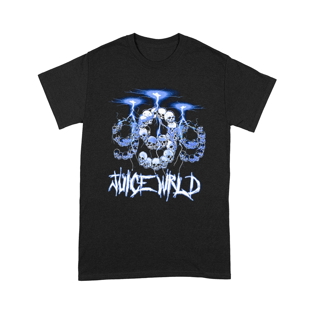 999 Club by Juice WRLD Lightning Black Comfort T-shirt