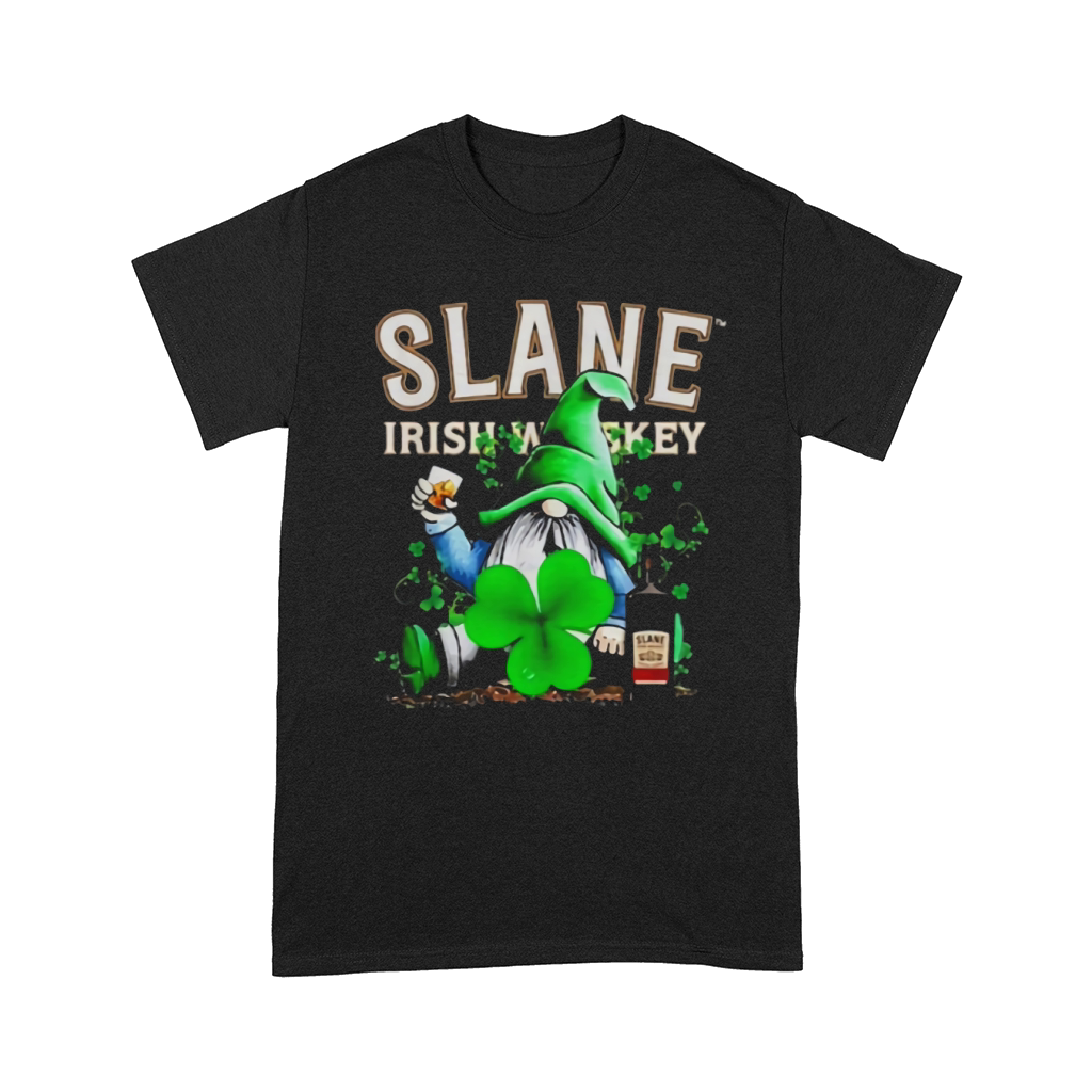 Gnome and Slane Irish Whiskey shamrock St Patrick’s Day shirt Comfort T-shirt