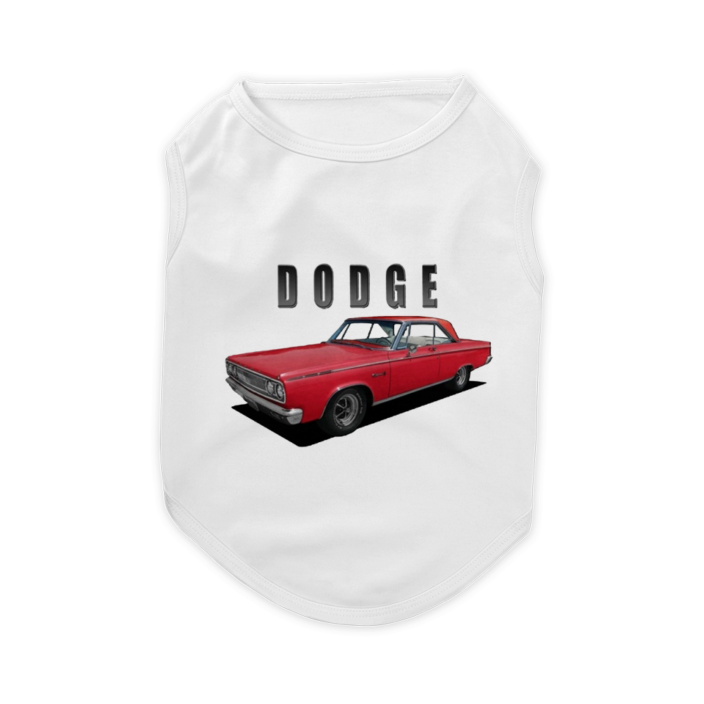 1965 Dodge Coronet 500 Red Pet T-Shirt