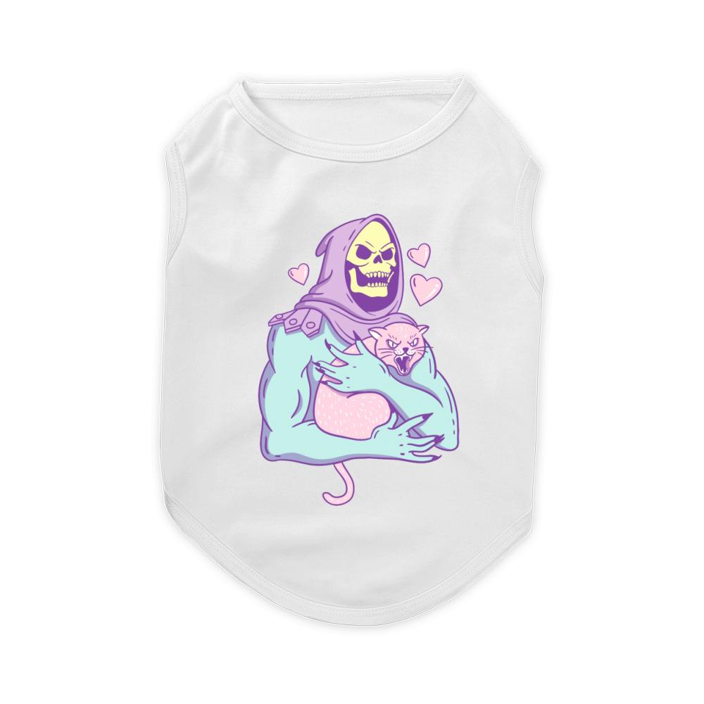 Skeletor cat sticker Pet T-Shirt