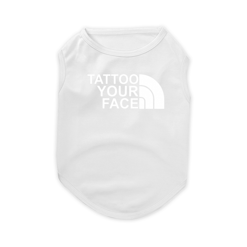 Tattoo Your Face Pullover Hoodie Pet T-Shirt