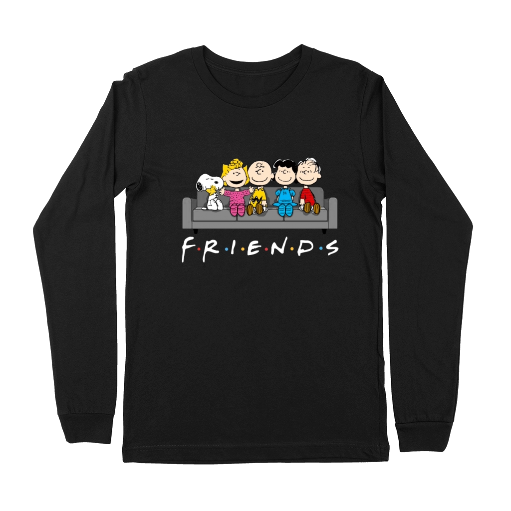 Snoopy Friends TV Show Premium Long Sleeve