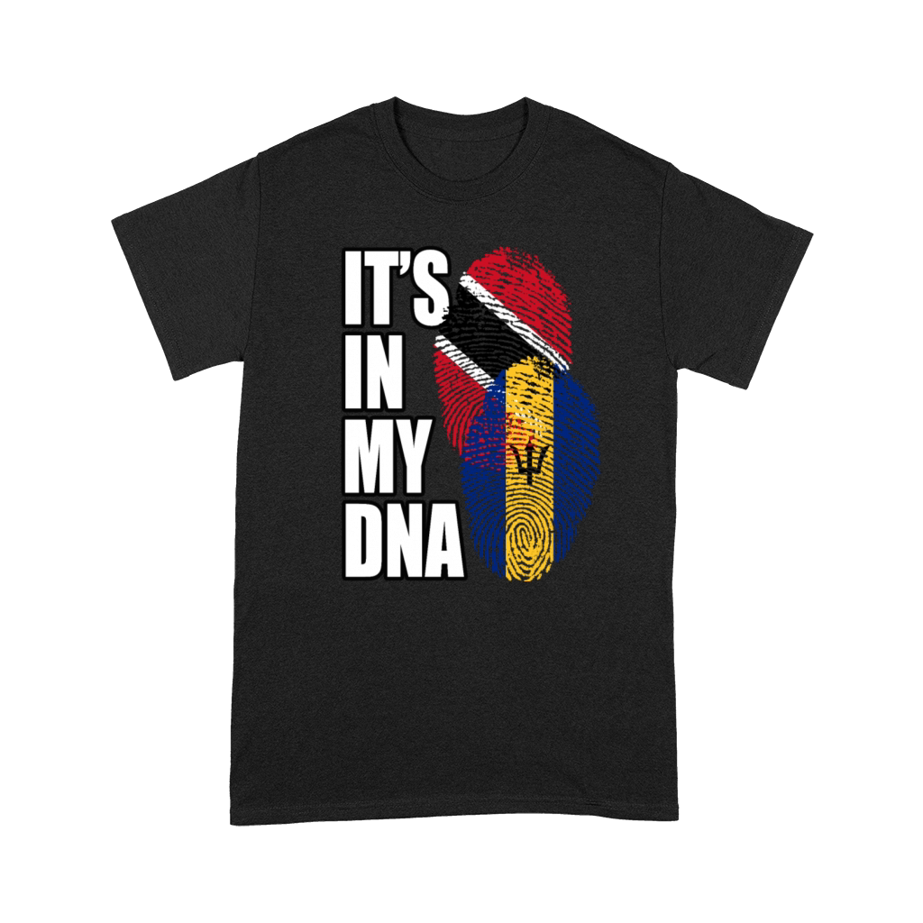Barbadian And Trinidad Tobago Mix Heritage DNA Fla Premium T-shirt