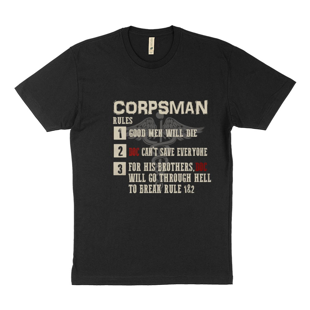 Corpsman Rules Devil Doc 8404 Shirt Sustainable T-Shirt