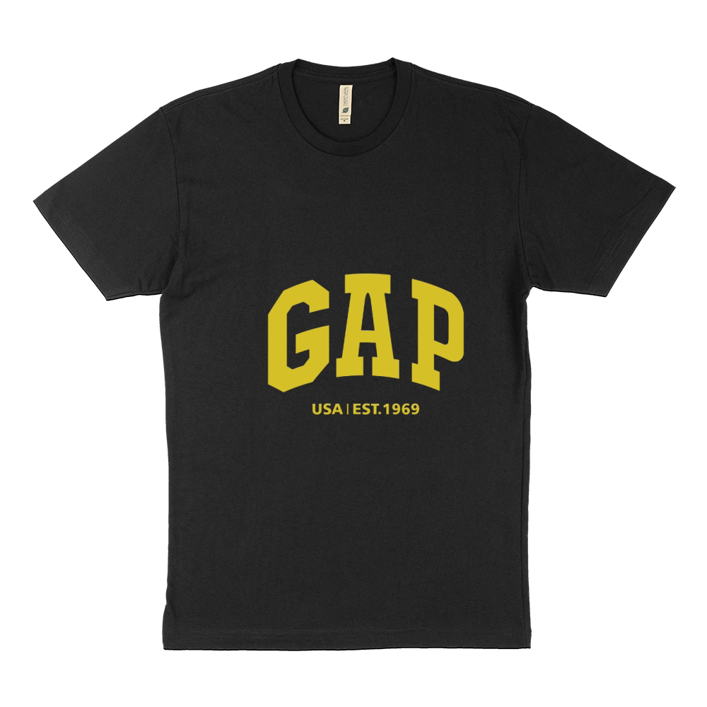 GAP Logo Est 1969 Yellow Sustainable T-Shirt
