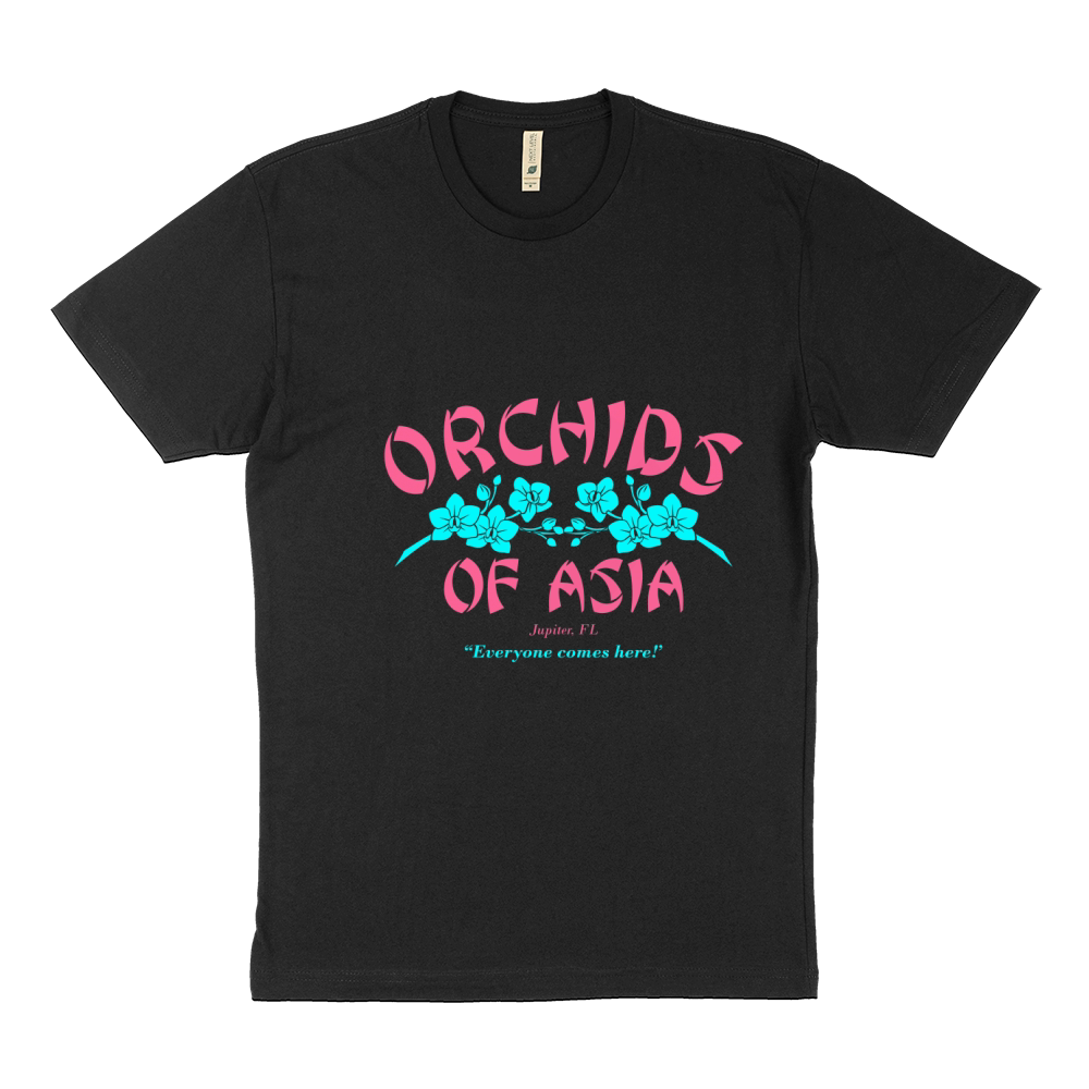 Orchids of Asia Jupiter FL everyone comes here Sustainable T-Shirt