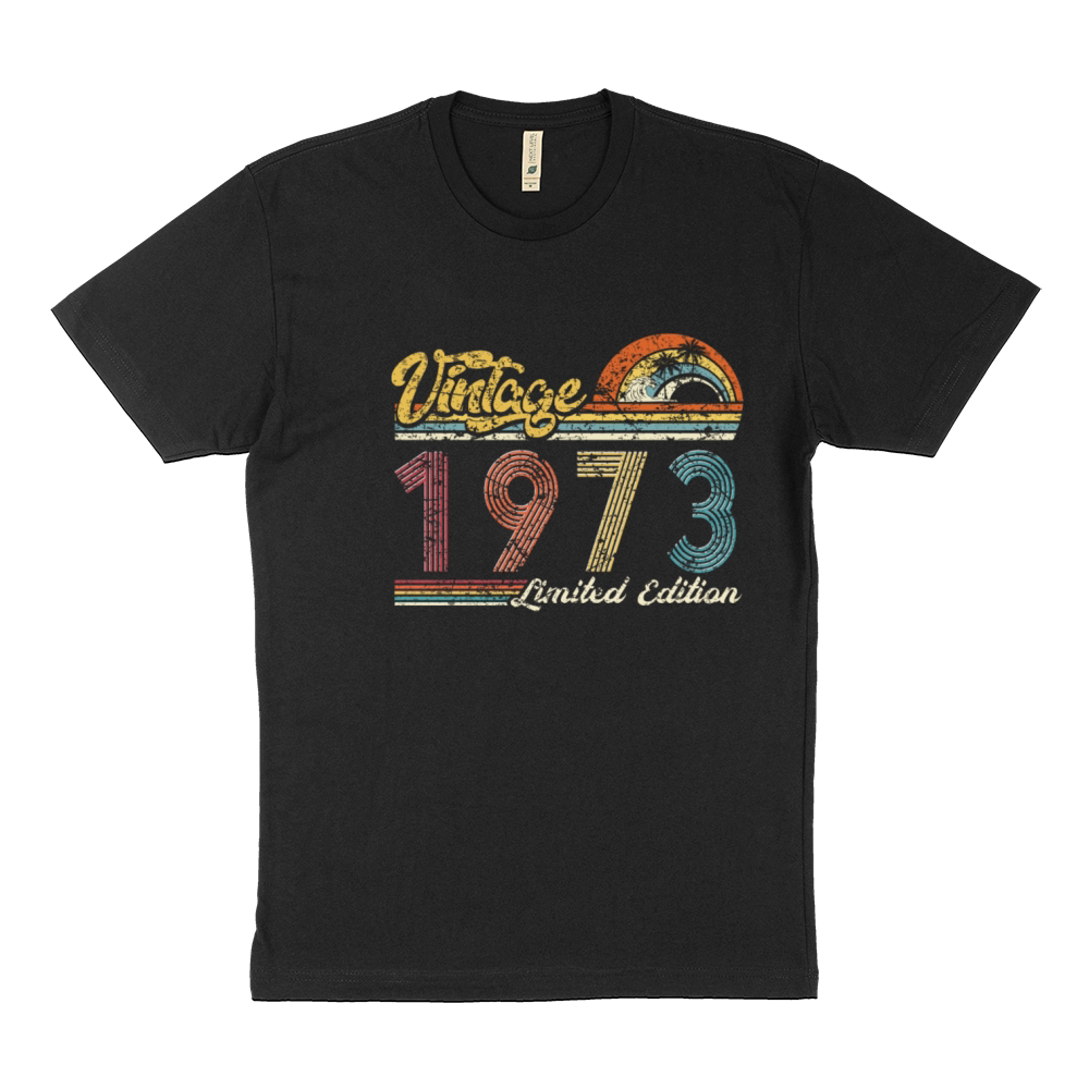 Vintage "Limited Edition" Vintage 1973 Birthday Sustainable T-Shirt
