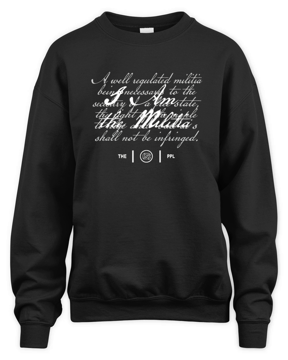 Colion Noir Store I Am The Militia Unisex Premium Crewneck Sweatshirt