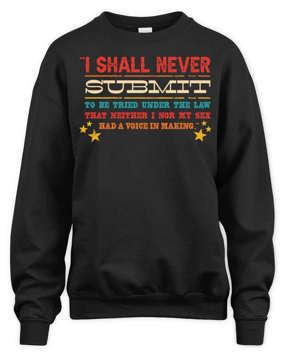 I Shall Never Submit To Be Tried Under The Law Unisex Premium Crewneck Sweatshirt