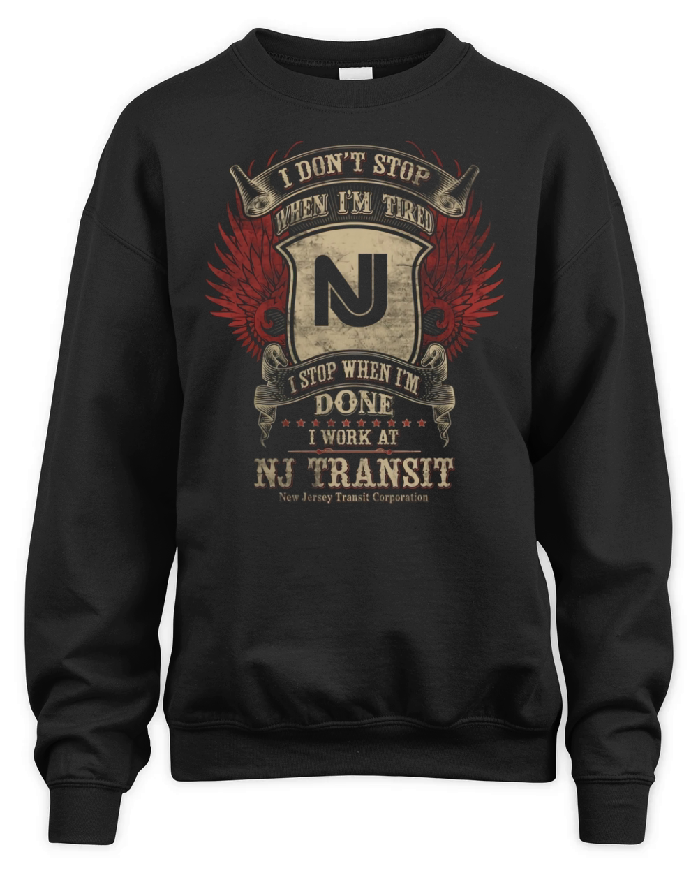 New Jersey Transit Corporation Unisex Premium Crewneck Sweatshirt