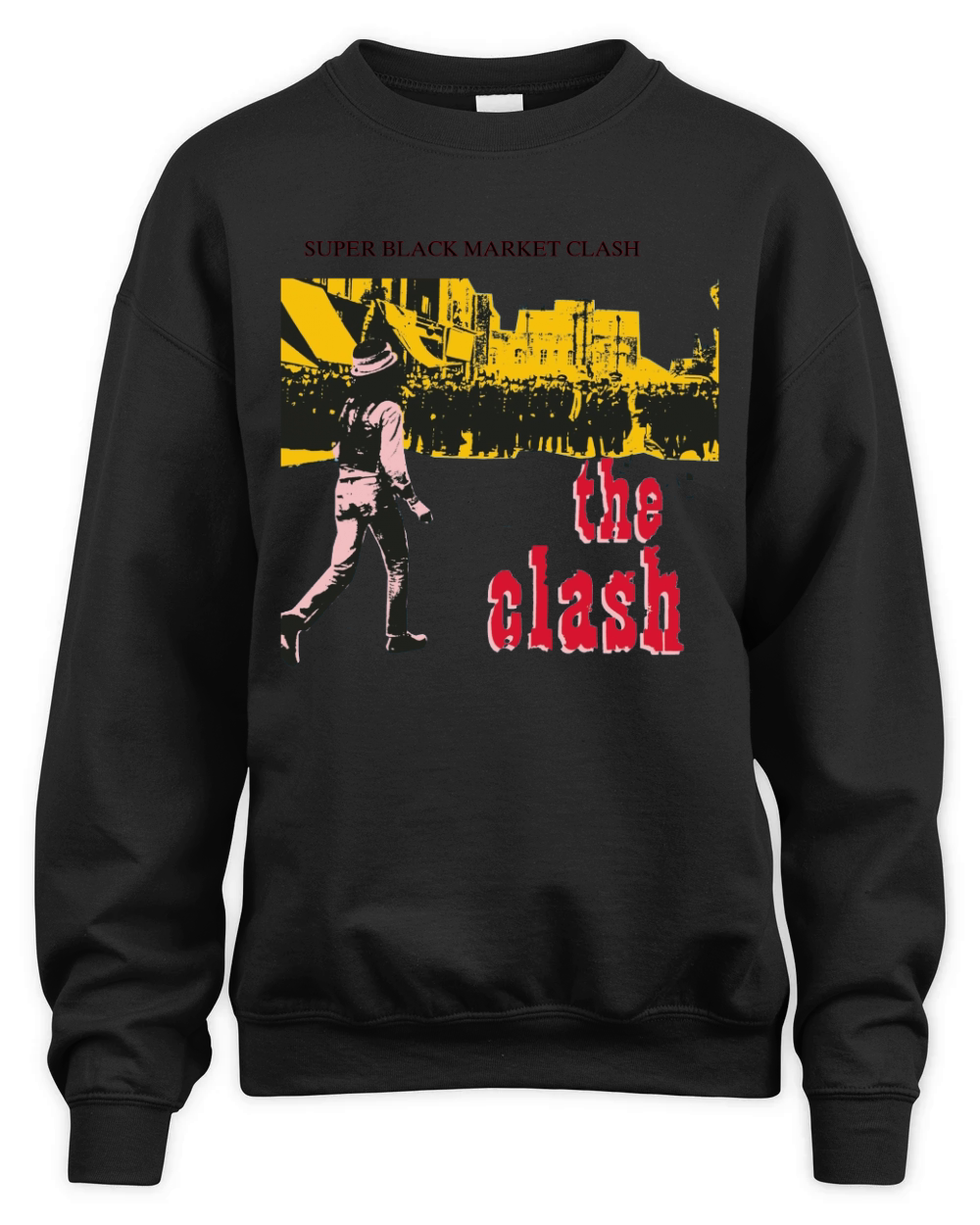 The C - Super Black Market Clash. Unisex Premium Crewneck Sweatshirt