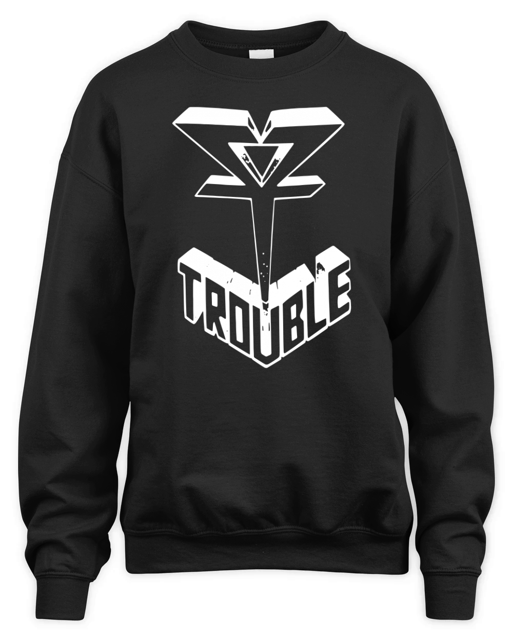 Trouble Band Tshirt Unisex Premium Crewneck Sweatshirt