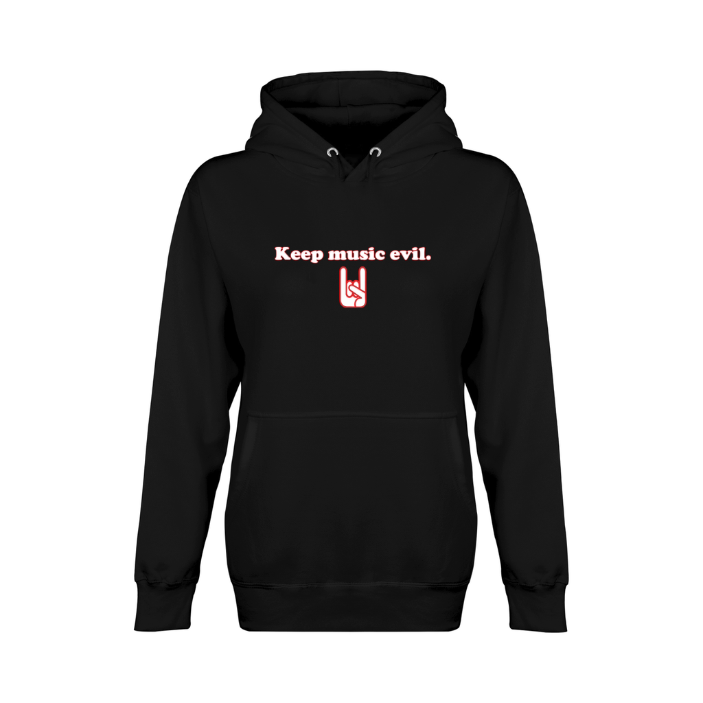 Keep Music Evil T Shirt Unisex Premium Pullover Hoodie
