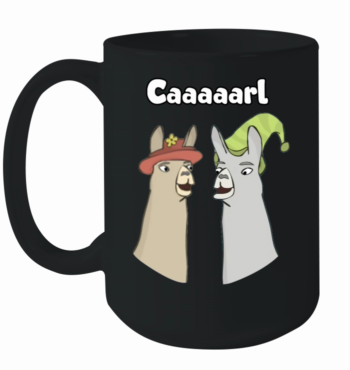 LLAMAS WITH HATS  CAAAARL CARL PAUL SECRET AGENT BOB FILM COW DROWNING RAFT LLAMAS Ceramic Mug