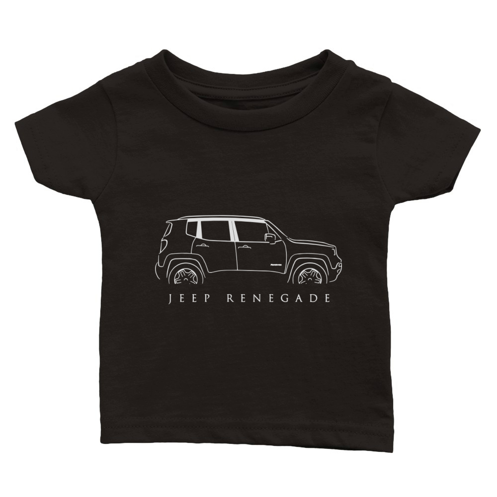 Jeep Renegade - stencil T-Shirt Classic Baby Crewneck T-shirt