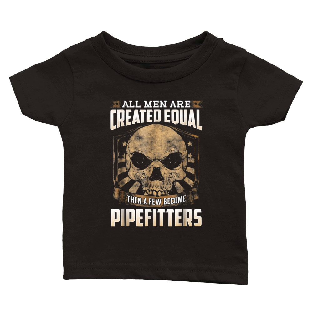 Union Pipefitters Plumbin  American Proud Laborer  - Unisex Long Sleeve Classic Baby Crewneck T-shirt