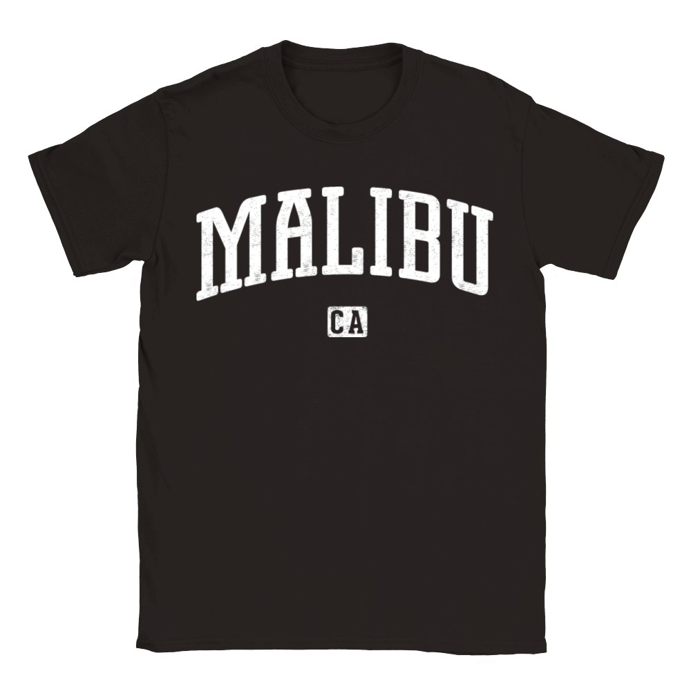 Malibu California Vintage Style Classic Kids Crewneck T-shirt