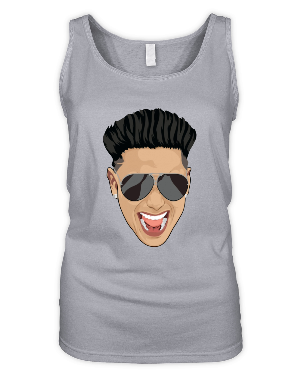 Dj Pauly D Face Organic Women's Tank Top