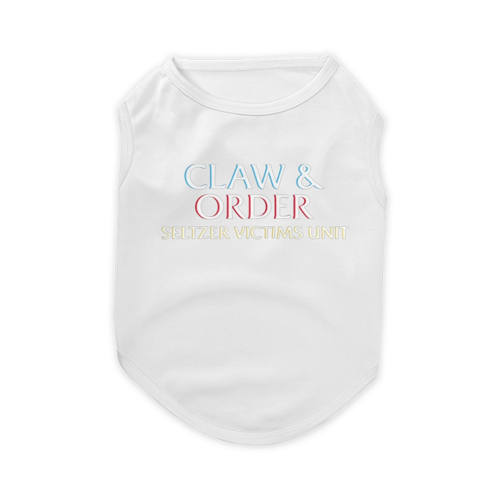 Claw and order seltzer victims unit shirt Pet T-Shirt
