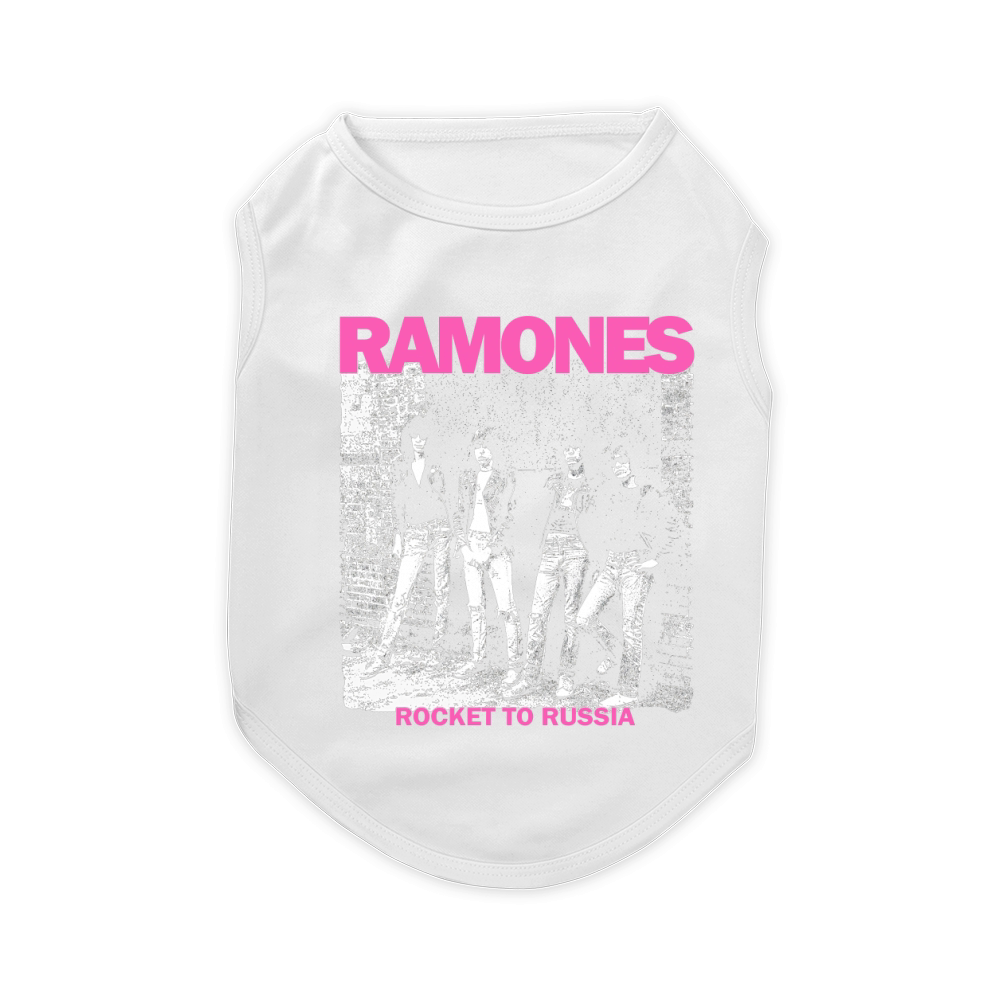 RAMONES ROCKET TO RUSSIA NEW BLACK Pet T-Shirt