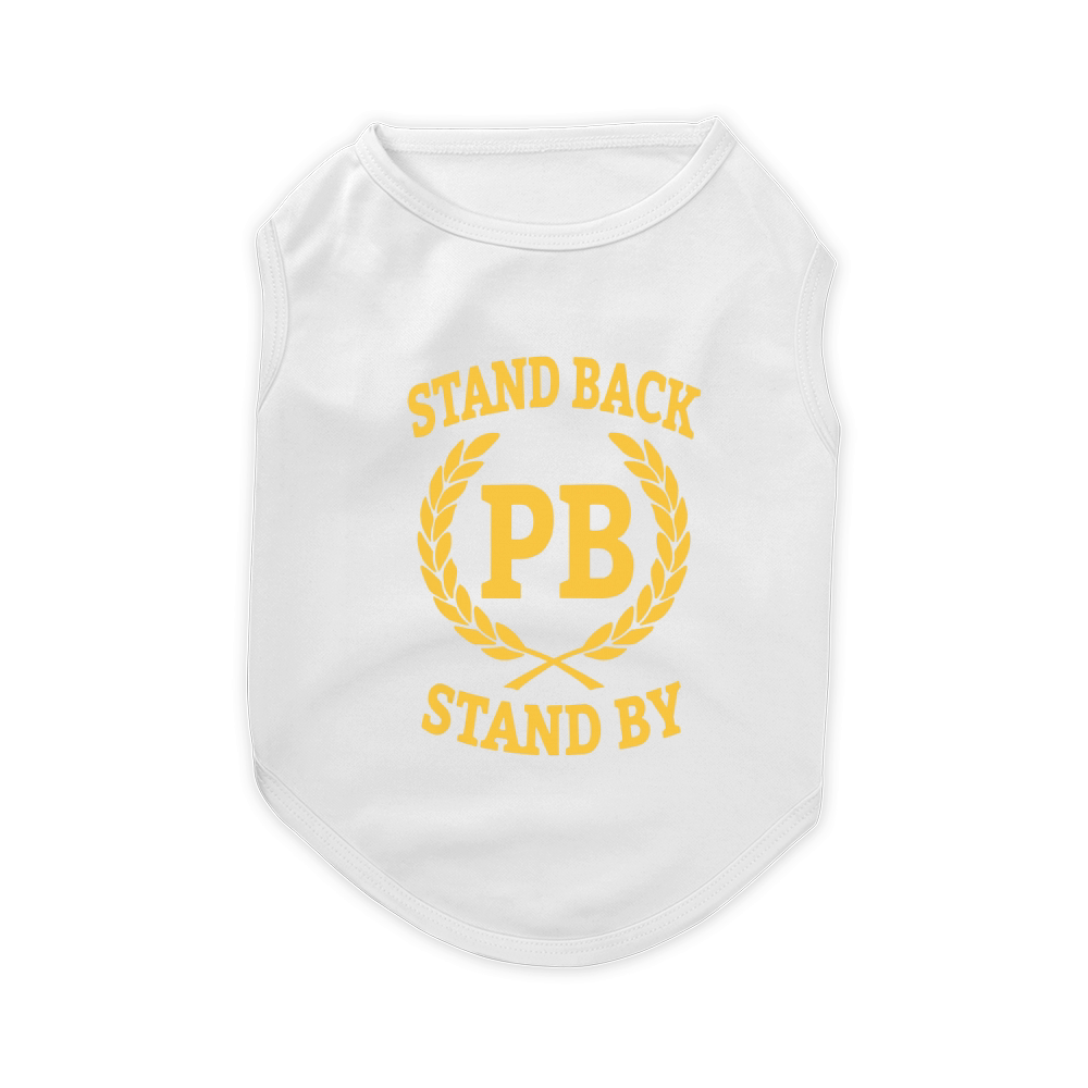STAND BACK STAND BY BE A PROUD BOY Pet T-Shirt