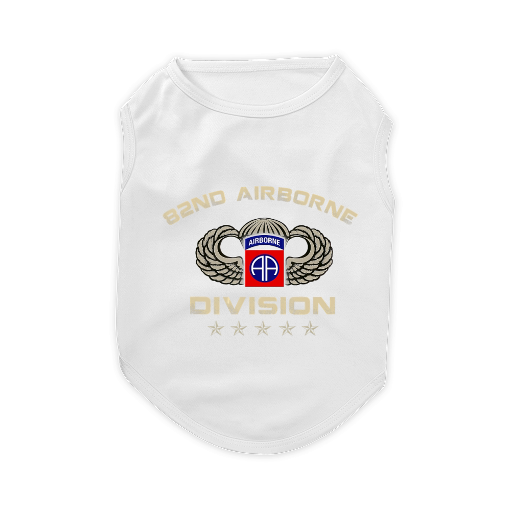 US Army 82nd AIRBORNE Division Veteran Vintage T-Shirt T-Shirt Pet T-Shirt