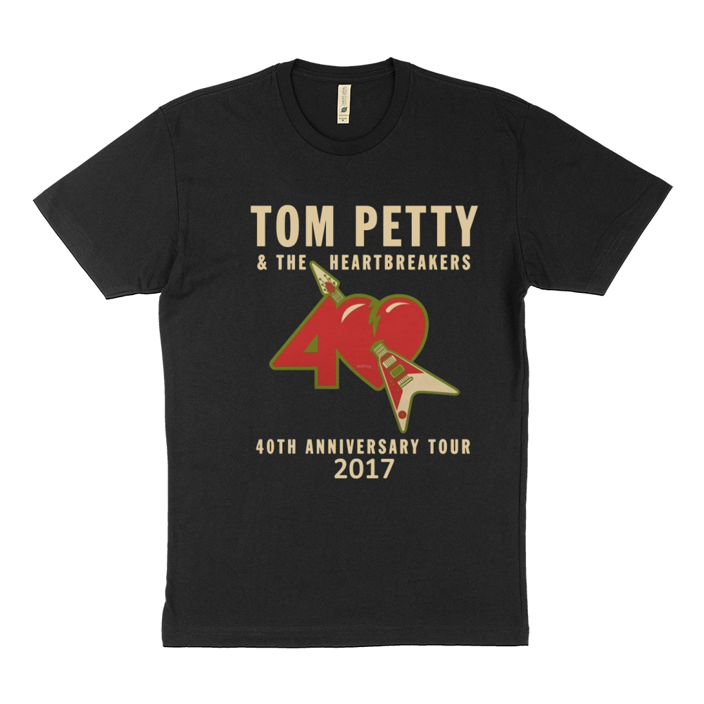 40th Anniversary Tour 2017 Tom Petty Sustainable T-Shirt