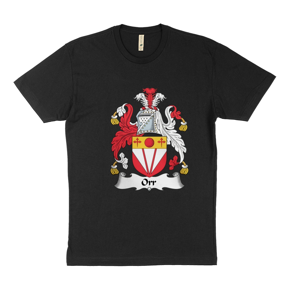 Orr Family Crest Scottish Family Crests Sustainable T-Shirt