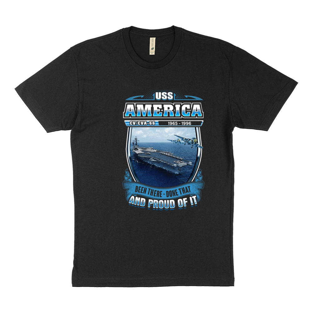 USS America CV 66 been there done that Sustainable T-Shirt