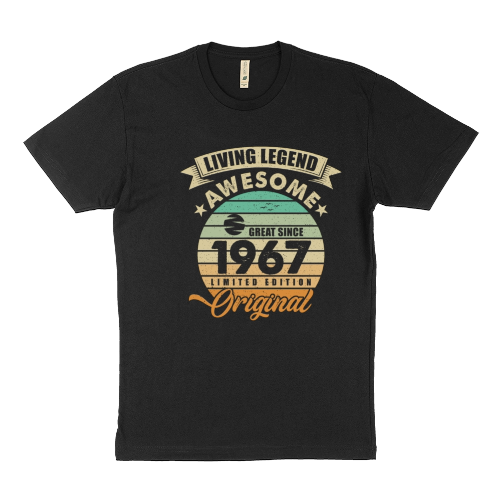 Vintaga 1967 Birthday Sustainable T-Shirt