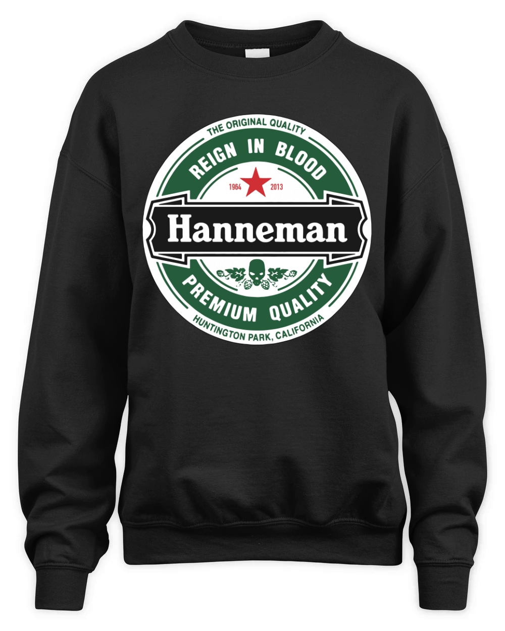 Jeff Hanneman Rest Out Loud Unisex Premium Crewneck Sweatshirt