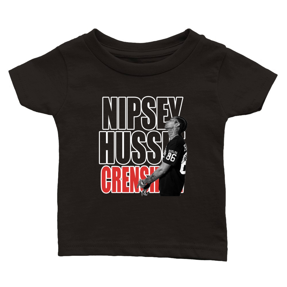 Rip Nipsey Hussle Crenshaw Marathon TMC Classic Baby Crewneck T-shirt