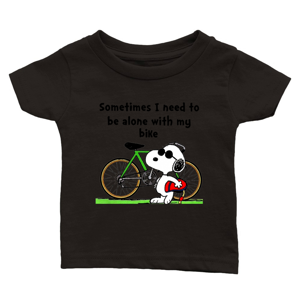 Snoopy Bike ! Classic Baby Crewneck T-shirt