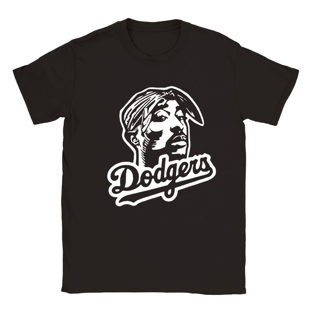 Tupac Shakur. • Los Angeles • Baseball • Dodgers • t-shirt Classic Kids Crewneck T-shirt