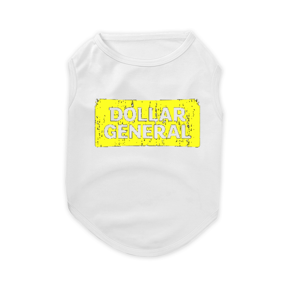 Dollar General Cool Grocery Store Pop Worn Look Pet T-Shirt