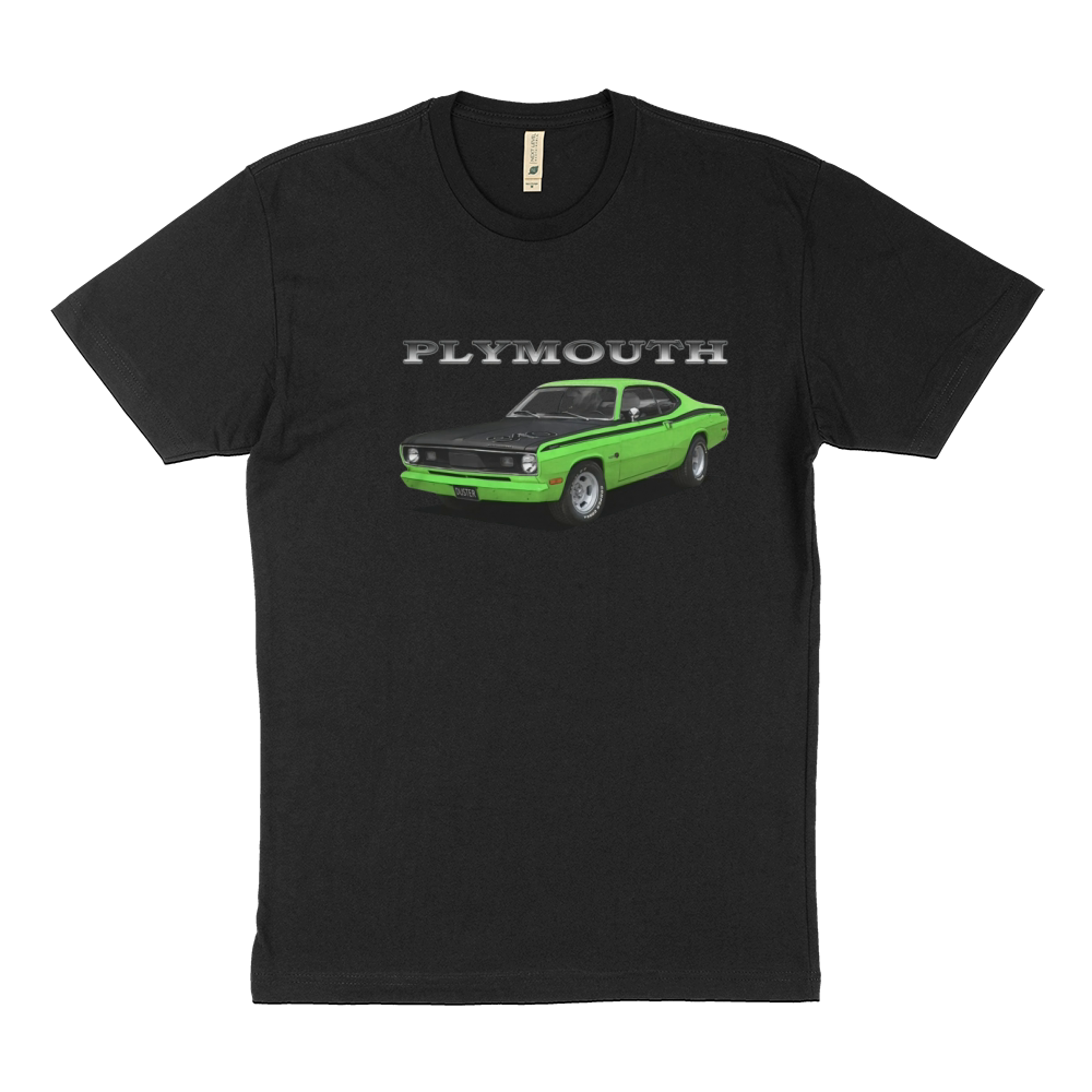 1972 Plymouth Duster Green Sustainable T-Shirt