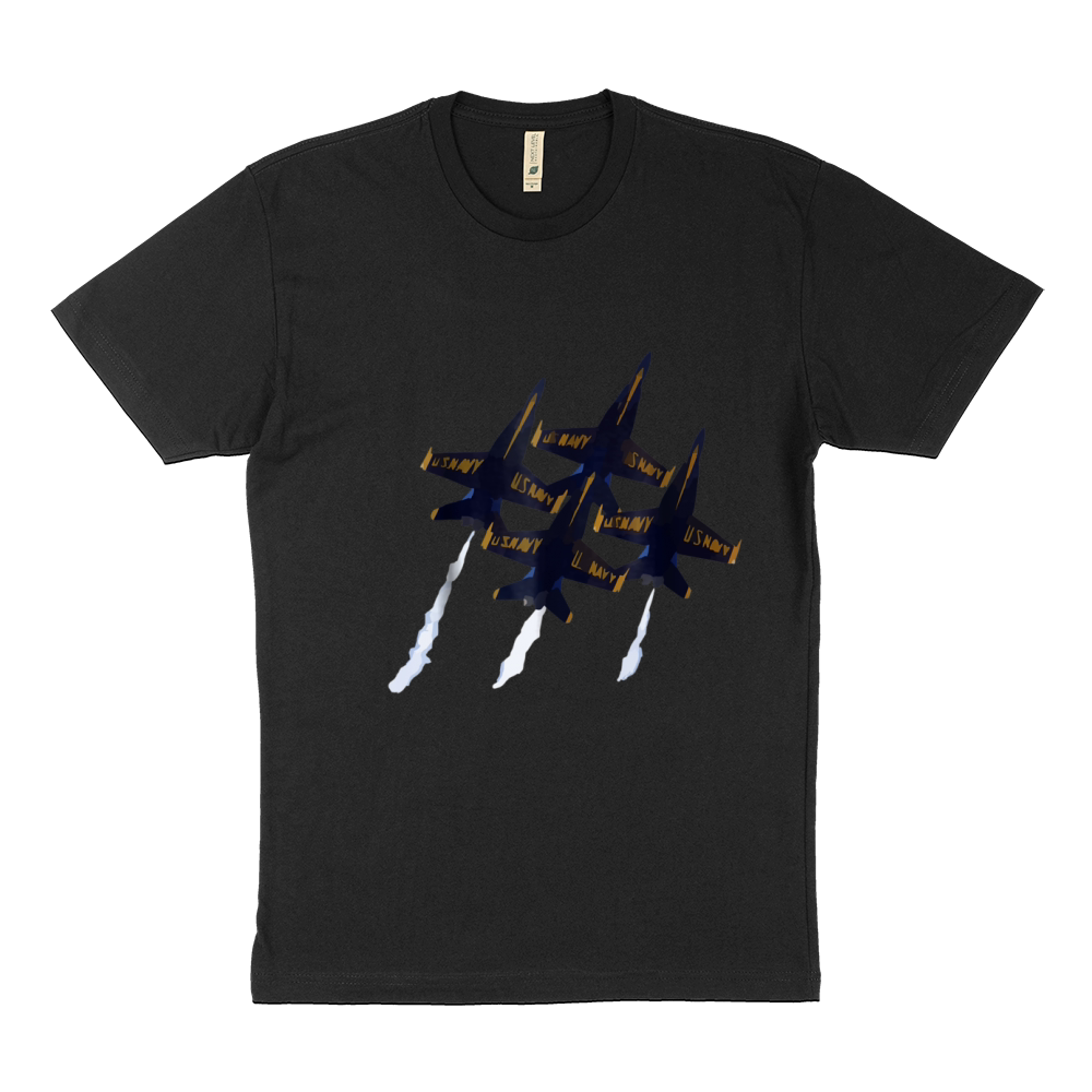 Blue Angels Diamond Formation Navy Tee Shirt Sustainable T-Shirt