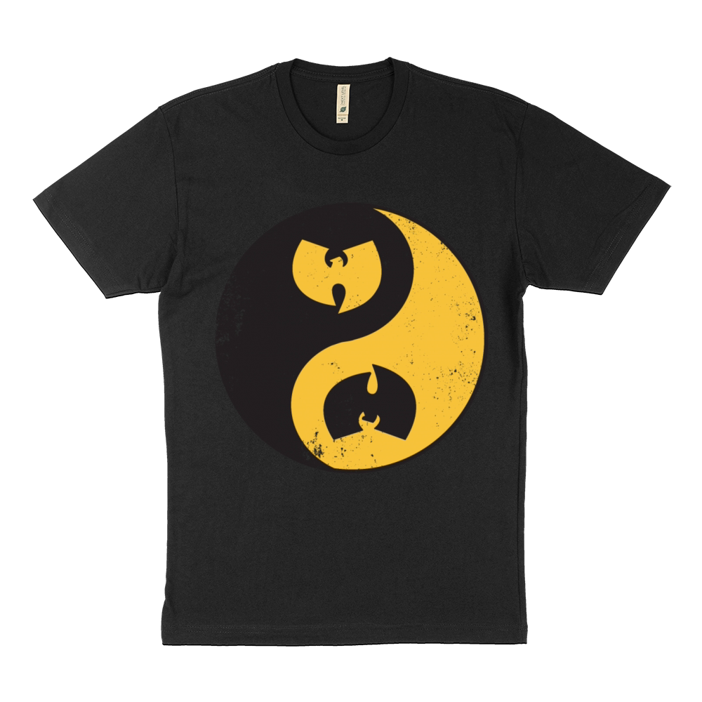 yin and yang wutang black and yellow Sustainable T-Shirt