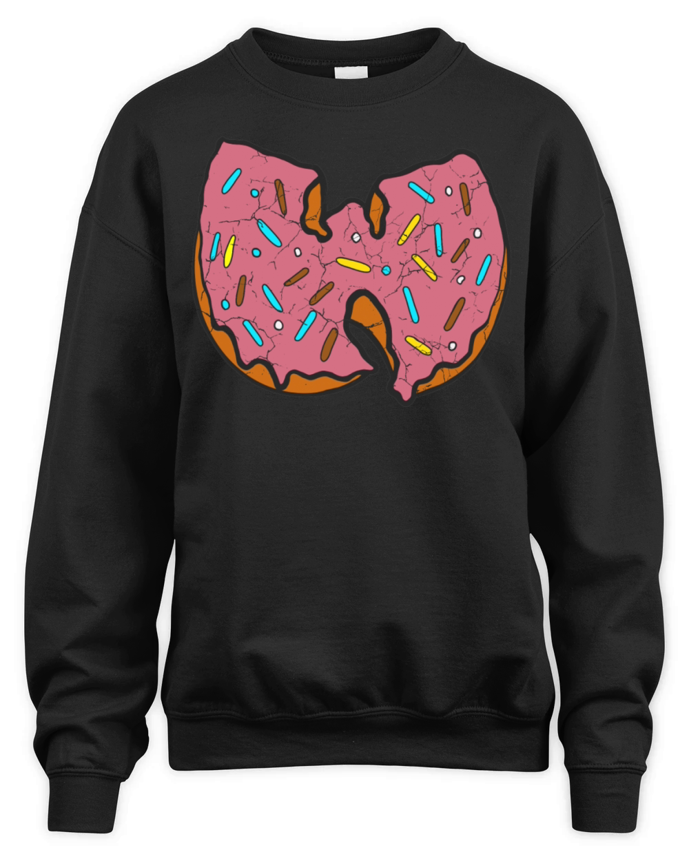 donut wutang pink Unisex Premium Crewneck Sweatshirt