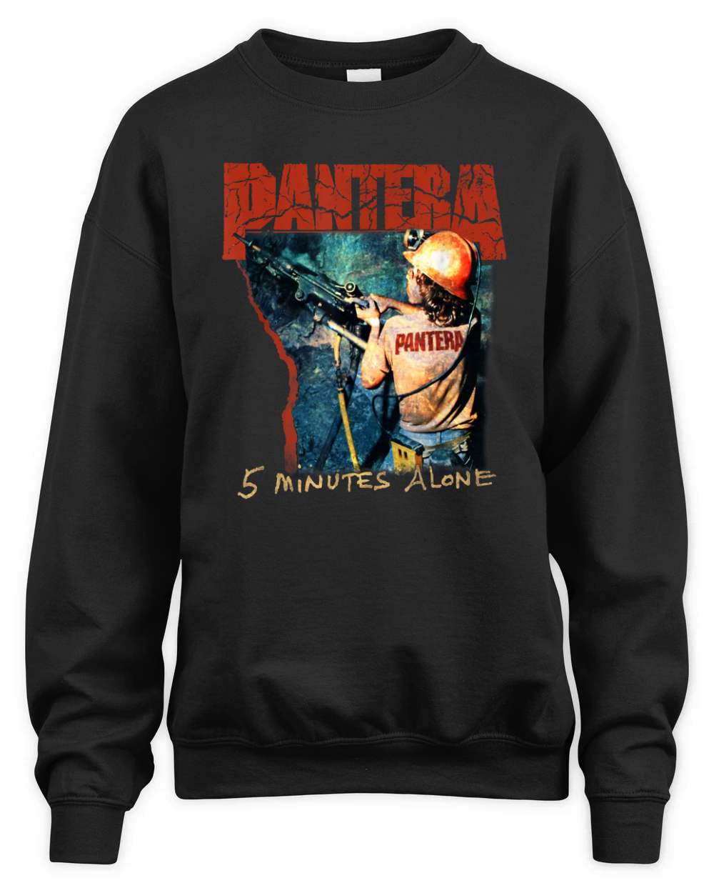 Pantera Official 5 Minutes Alone Unisex Premium Crewneck Sweatshirt