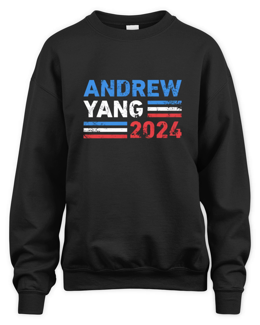 Vintage Andrew Yang 2024 Distressed Retro Yang 2024 Unisex Premium Crewneck Sweatshirt