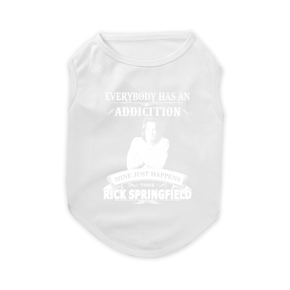 Rick Springfield addiction Pet T-Shirt
