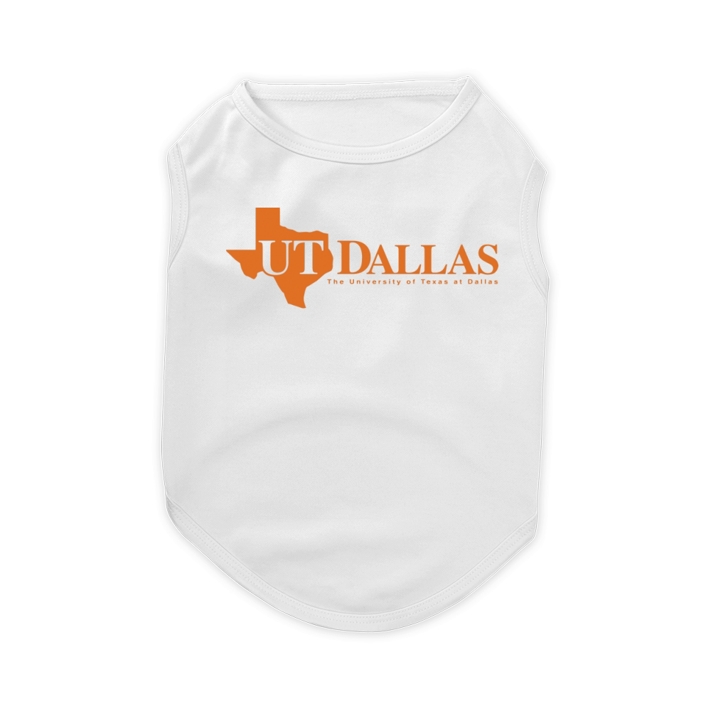 Simple Logo University Of Texas Dallas 2020 Pet T-Shirt